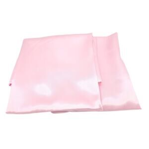 Set of 6 Luxury Satin Coral Pink Pillowcases Soft For Hair And Skin 6-Pack